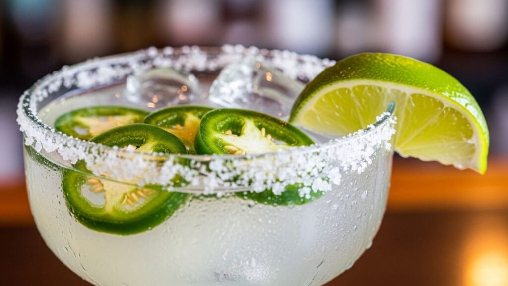 Spicy Jalapeño Margarita from the Las Margaritas drink menu.